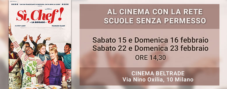 Appuntamento al Cinema con la Rete Scuole Senza Permesso